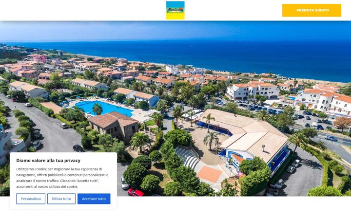 Screenshot of hotelmartinica.it
