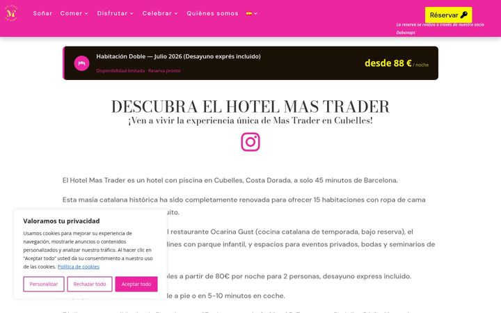 Screenshot of hotelmastrader.com
