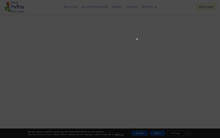 Screenshot of hotelmelissa.gr