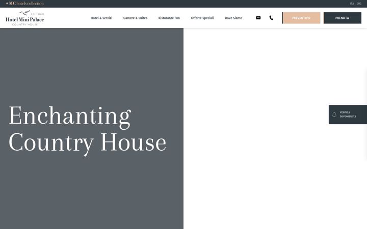 Screenshot of hotelminipalace.it