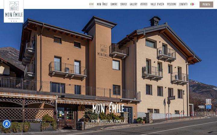 Screenshot of hotelmonemile.it