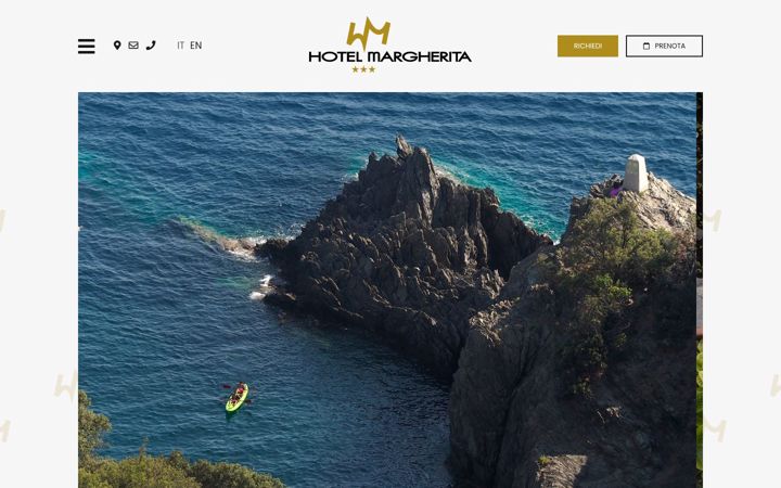Screenshot of hotelmonterosso.it