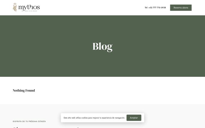Screenshot of hotelmythos.com