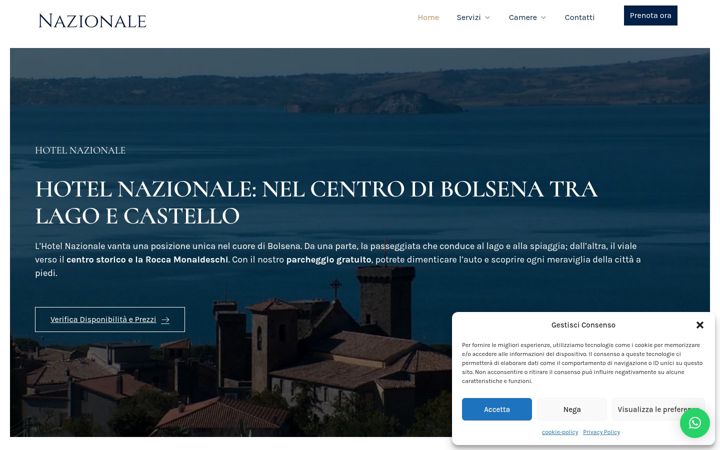 Screenshot of hotelnazionale.net