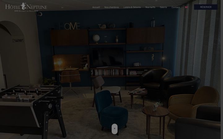 Screenshot of hotelneptune-balaruc.com