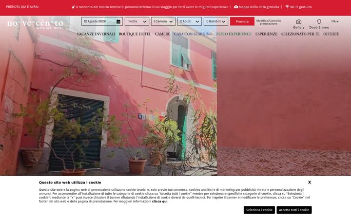 Screenshot of hotelnovecentolaspezia.it
