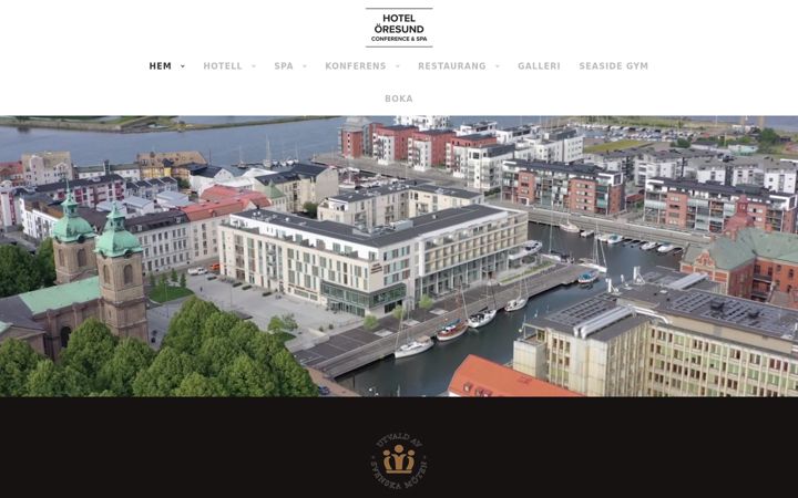 Screenshot of hoteloresund.se