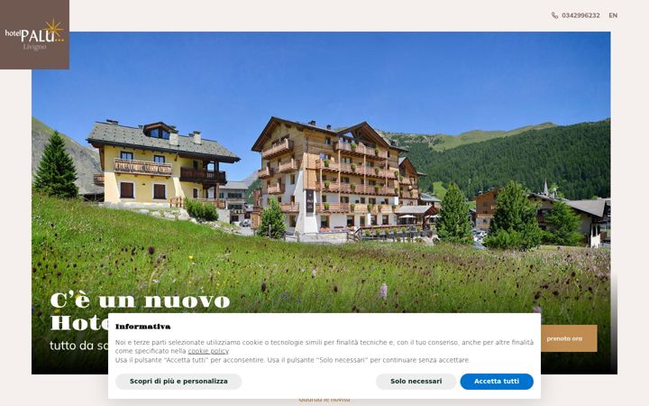 Screenshot of hotelpalulivigno.it