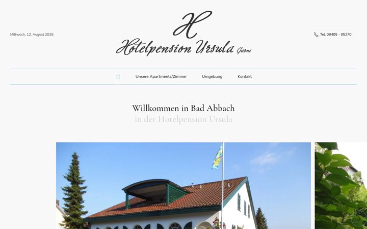 Screenshot of hotelpension-ursula.de