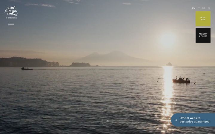 Screenshot of hotelpiazzabellini.com
