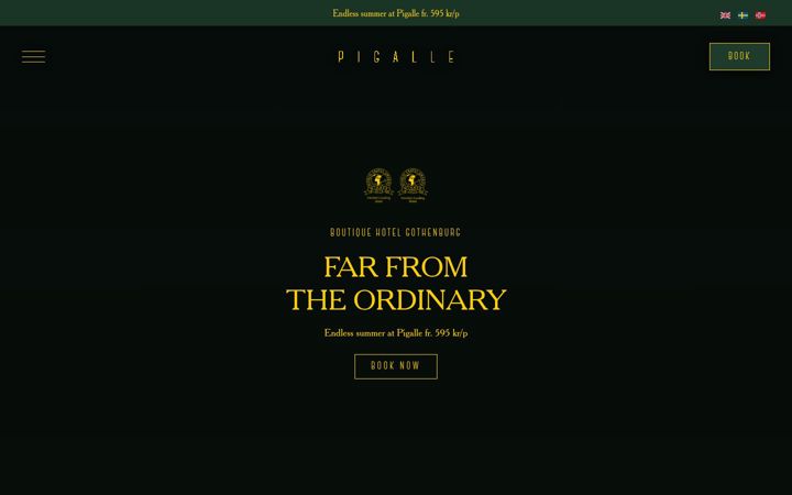 Screenshot of hotelpigalle.se