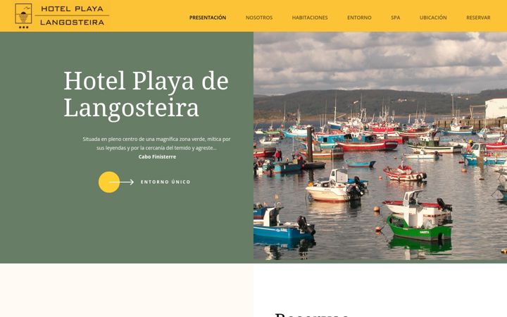 Screenshot of hotelplayalangosteira.com
