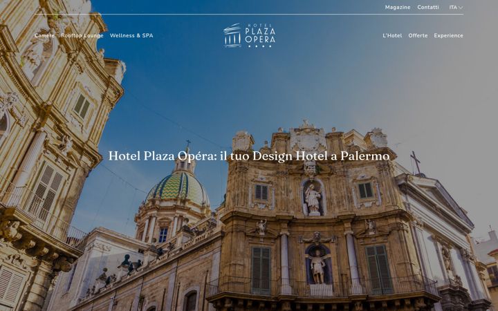 Screenshot of hotelplazaopera.com