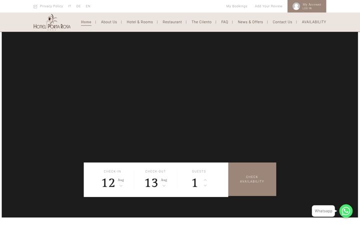 Screenshot of hotelportarosa.it