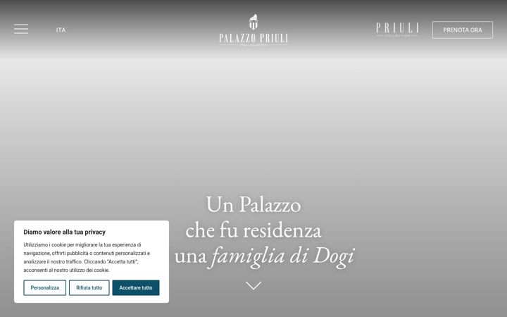 Screenshot of hotelpriuli.com