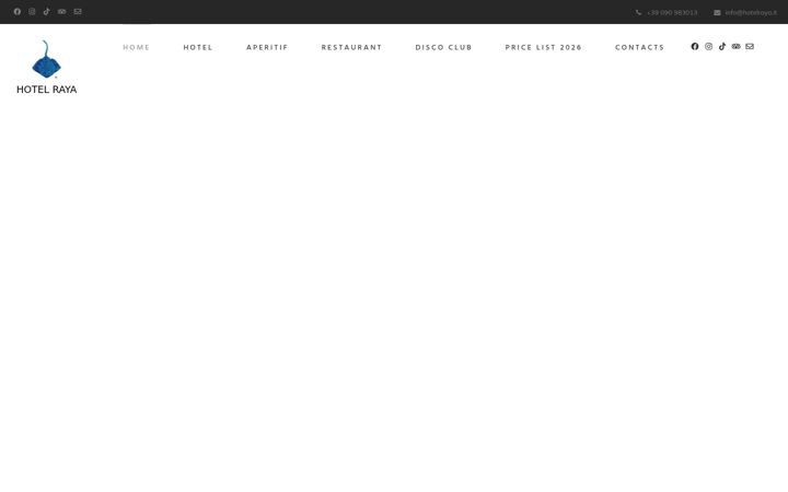 Screenshot of hotelraya.it