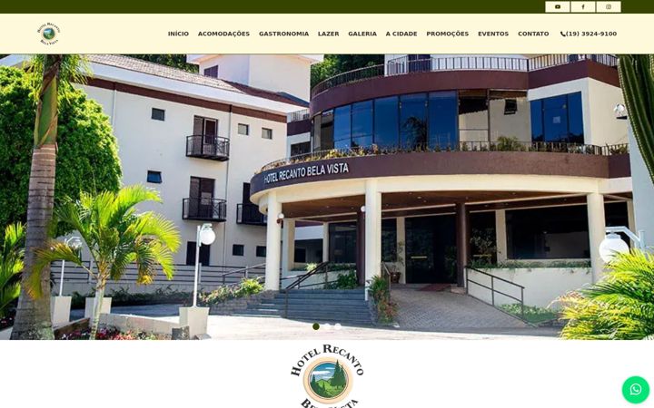 Screenshot of hotelrecantobelavista.com.br