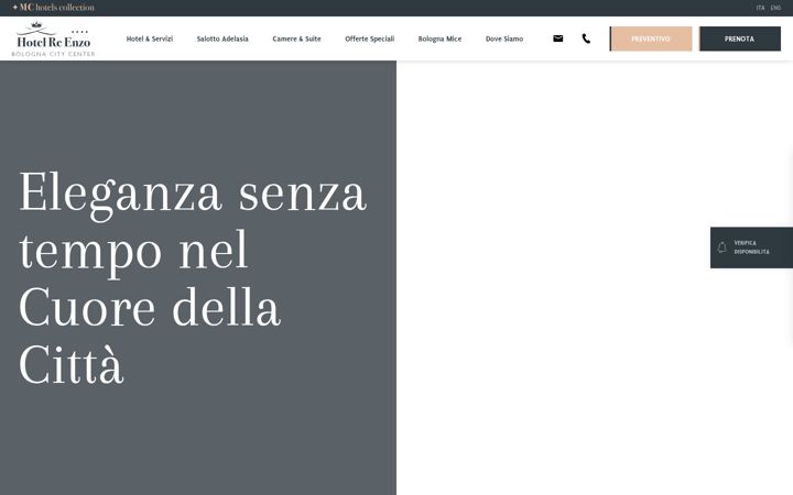 Screenshot of hotelreenzo.com