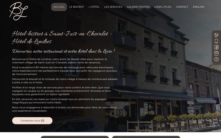 Screenshot of hotelrestaurantdelondres.fr