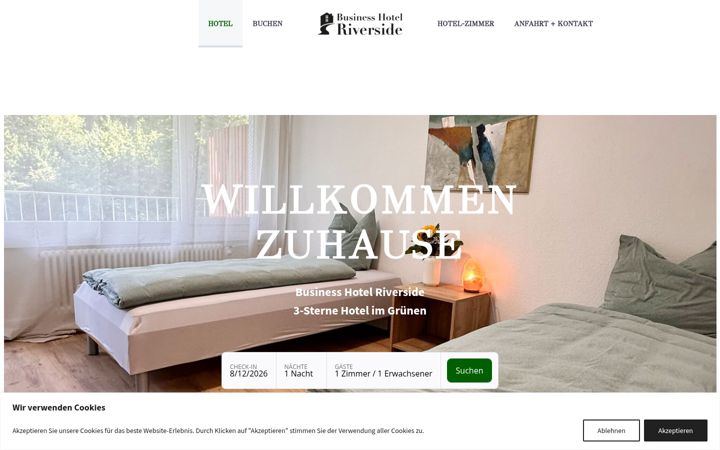Screenshot of hotelriverside.ch