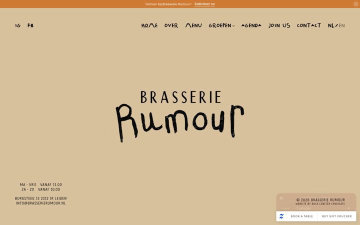 Screenshot of hotelrumour.nl