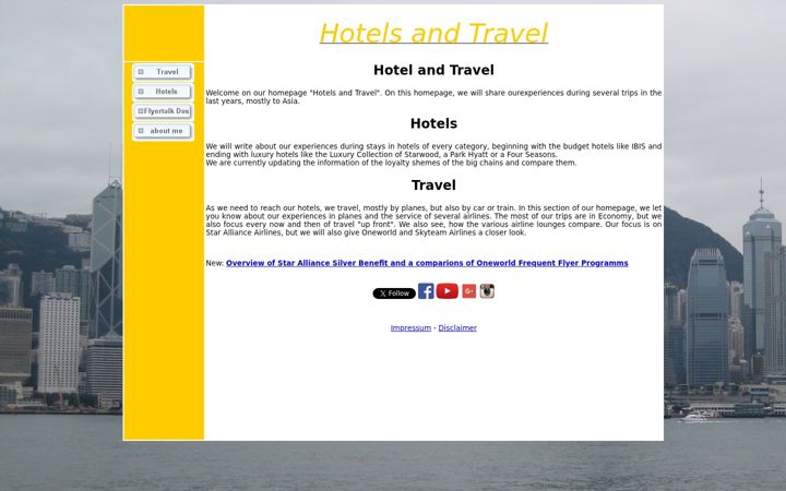 Screenshot of hotels-and-travel.de