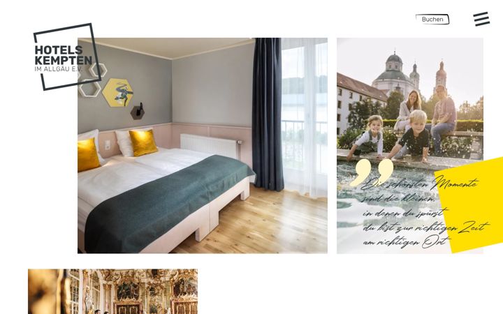 Screenshot of hotels-kempten.de