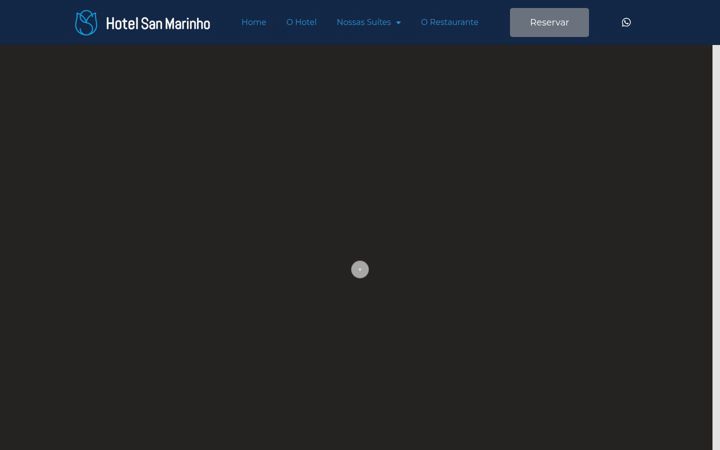 Screenshot of hotelsanmarinho.com.br