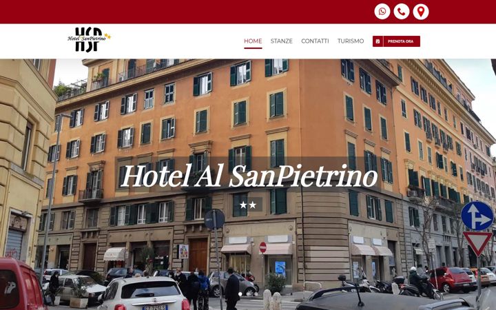 Screenshot of hotelsanpietrino.it