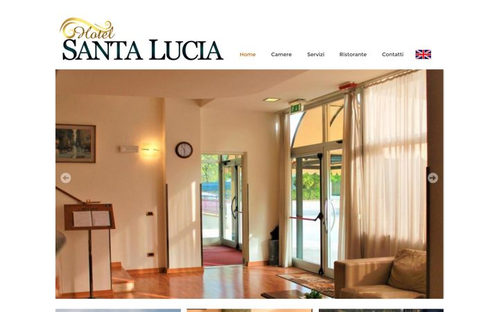 Screenshot of hotelsantaluciabastia.com