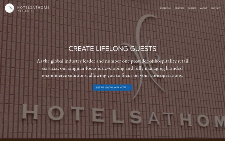 Screenshot of hotelsathome.com
