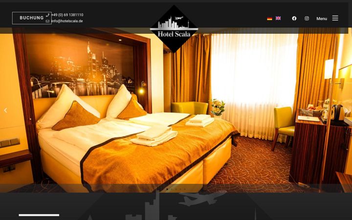 Screenshot of hotelscala.de