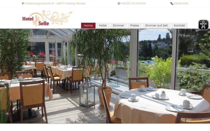 Képernyőkép: hotelselle.de