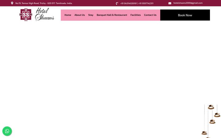 Screenshot of hotelshaans.com
