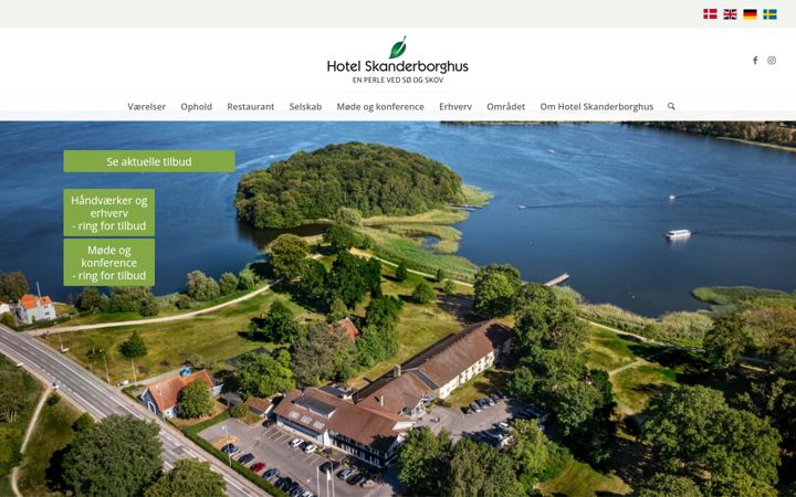 Zrzut ekranu hotelskanderborghus.dk