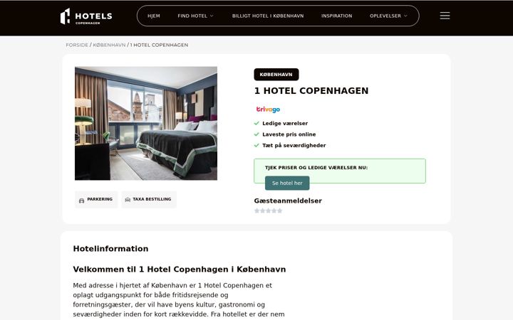 Screenshot of hotelsktpetri.dk