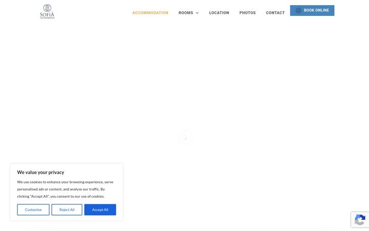 Screenshot of hotelsofia-sifnos.com