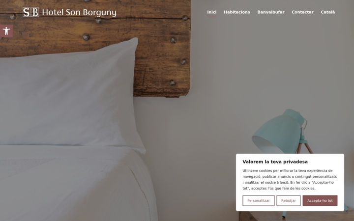 Screenshot of hotelsonborguny.com