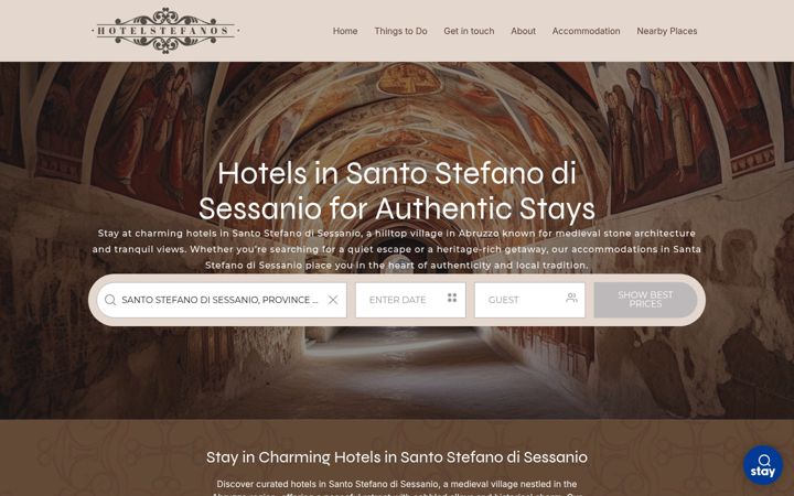 Screenshot του hotelstefanos.com