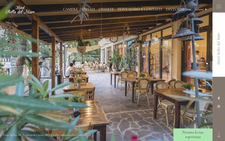 Screenshot of hotelstelladelmare.it