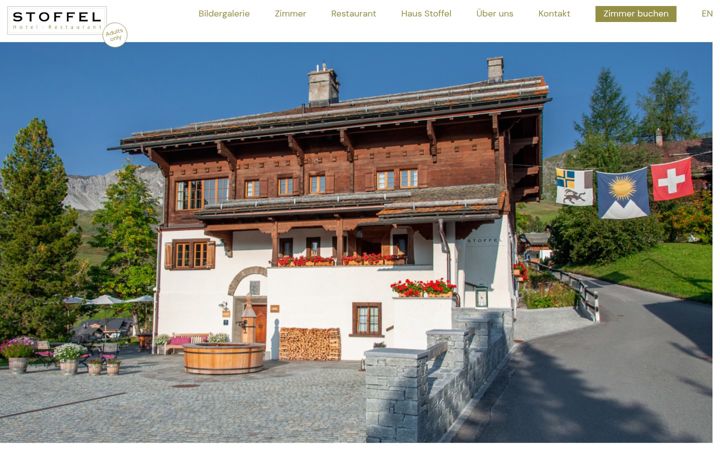 Screenshot of hotelstoffel.ch