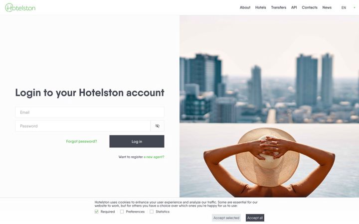 Képernyőkép: hotelston.com