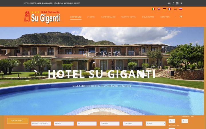 Screenshot of hotelsugiganti.com