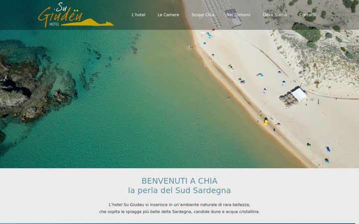 Screenshot of hotelsugiudeu.it