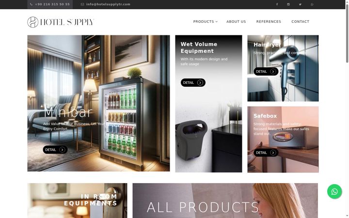 Screenshot of hotelsupplytr.com