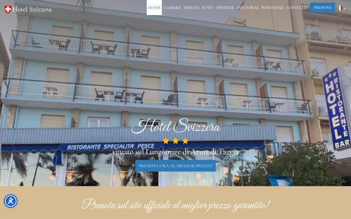 Screenshot of hotelsvizzera.it