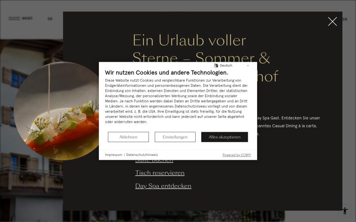 Screenshot of hoteltannenhof.net