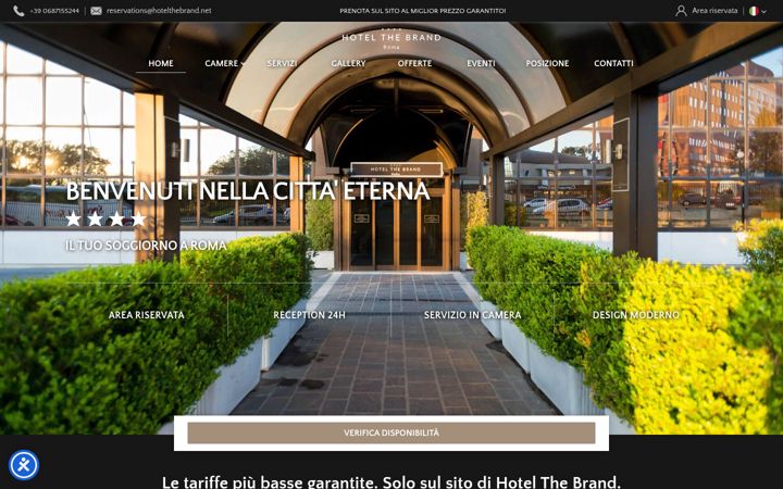 Screenshot of hotelthebrand.net