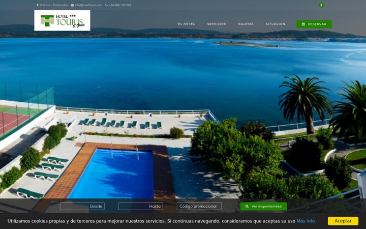 Screenshot of hoteltouris.com