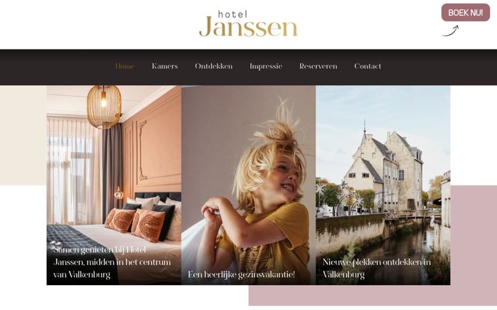 Screenshot of hotelvandyk.nl